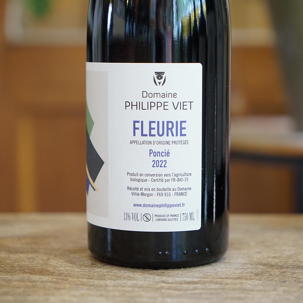 Fleurie "Poncié" 2022 - Philippe Viet