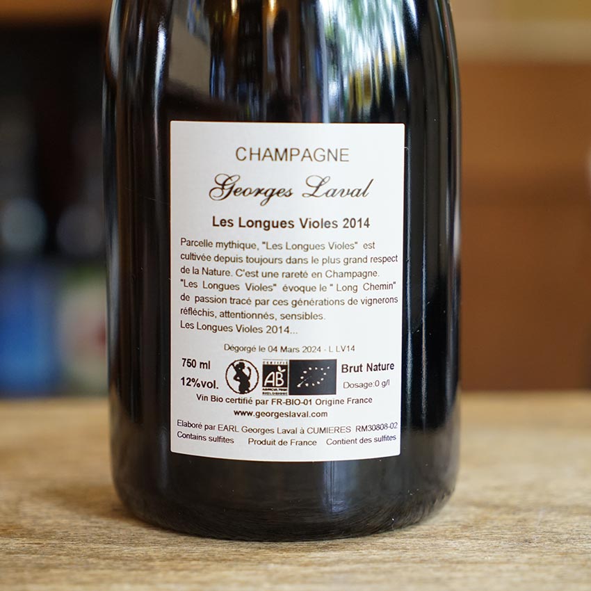 Les Longues Violes Premier Cru 2014 - Georges Laval