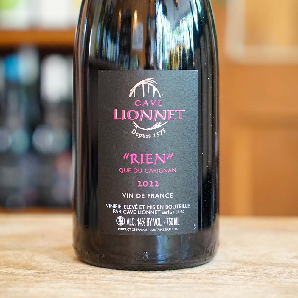 Rien que du Carignan 2022 - Domaine Lionnet