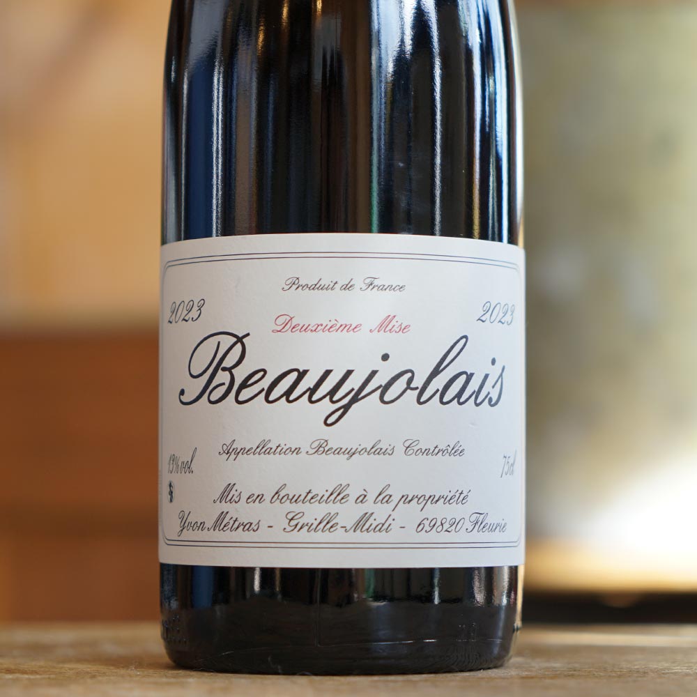 Beaujolais Seconde Mise 2023 - Yvon Métras