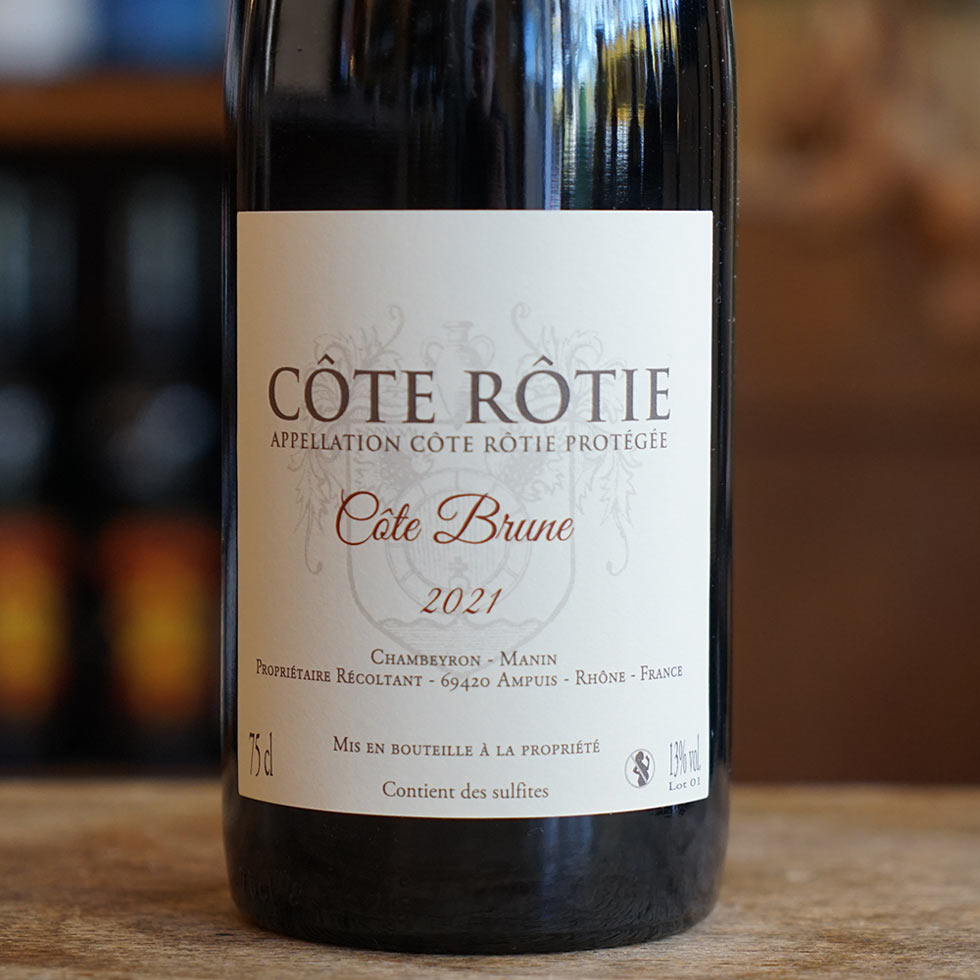 Côte Rôtie "Côte Brune" 2021 - Domaine Chambeyron-Manin