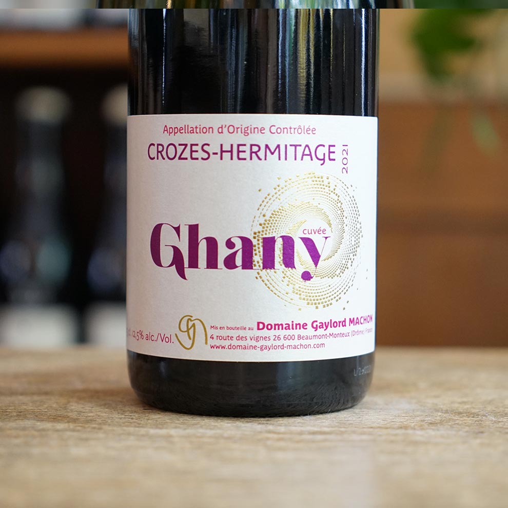 Crozes-Hermitage Rouge "Ghany" 2021 - Gaylord Machon