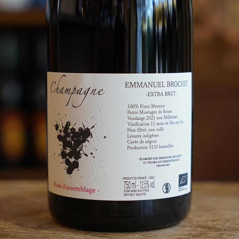 Champagne Rosé d'assemblage LR21 - Emmanuel Brochet