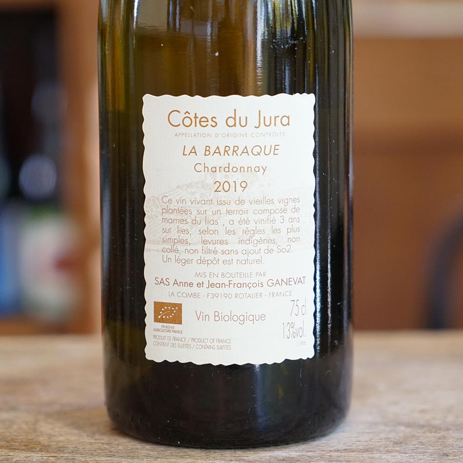 La Barraque 2019 - Anne et Jean-François Ganevat